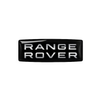 Стикер (наклейка) прямоугольник 36,6х12,2 мм Range Rover для автомобильного ключа